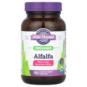 Oregon's Wild Harvest Organic Alfalfa, 1,200 mg, 90 Organic Vegan Capsules (400 mg per Capsule) - 1 of 3