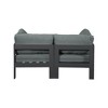 Meridian Furniture,Nizuc Water Resistant Fabric Outdoor Patio Modular Sofa - 2 of 4