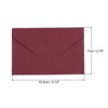 Unique Bargains Blank Paper Mini Vintage DIY Greeting Card Envelope 20 Pcs - 2 of 4