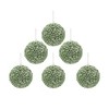 YOOCOZZ  Christmas Holiday Party Ornaments Decoration 6 Set - 3.9" Christmas Ball Ornaments, Green Decorative Hanging Ball Xmas Tree Ornaments - 2 of 4