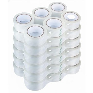 Itopfox Clear Packing Tape, 36 Rolls Heavy Duty Packaging Tape for Shipping, Moving, Sealing, Thicker Clear Tape, 65 Yards Per Roll, 2340 Total Yards - 1 of 4