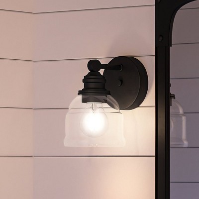 Urban Ambiance Luxury Vintage Wall Sconce 7.875''H x 5''W,  Midnight Black Finish,  Phoenix Collection, UHP4304