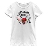 Girl's Stranger Things Welcome to the Hellfire Club T-Shirt