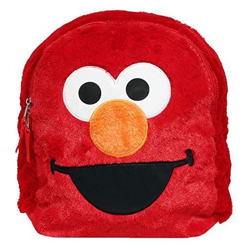 Sesame Street Plush Elmo Backpack For Toddlers Boys And Girls For School Or Travel Small 12 Inch Size Target