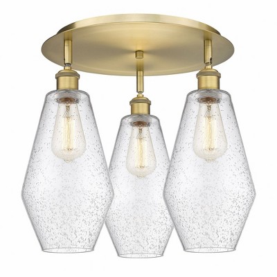 Cindyrella - 3 Light Flush Mount In Industrial Style-14.5 Inches Tall and 18.75 Inches Wide