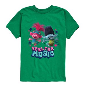 Boys' - Trolls - Band Together Branch and Poppy Short Sleeve Graphic T-Shirt - 1 of 4