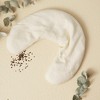 Bucky Linen Hot/Cold Neck Wrap, Natural Buckwheat Seed Filling, Hypoallergenic, Cream - 2 of 4