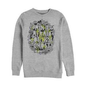 Men's Ghostbusters Ain't Afraid of No Ghost Collage Sweatshirt - 1 of 3
