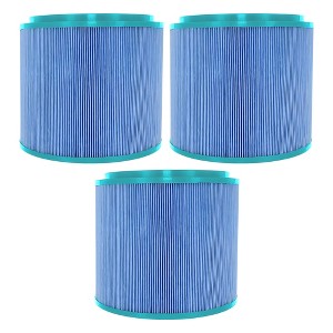 Hurricane 3 Pack Elite Aseptic Replacement Spa Filter Cartridge for Unicel 5CH-352, PPM35SC-F2M, Filbur FC-1008, and Master Spas EP - 1 of 4