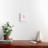 Deny Designs KrissyMast Striped Bows in Pinks Art Print - 2 of 4