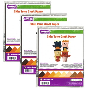 Roylco® Skintone Design Papers™, 48 Sheets Per Pack, 3 Packs - 1 of 2