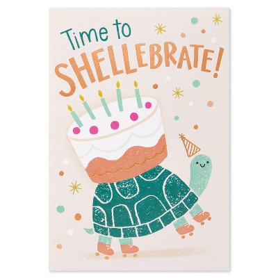 &#39;Shellebrate&#39; Birthday Card