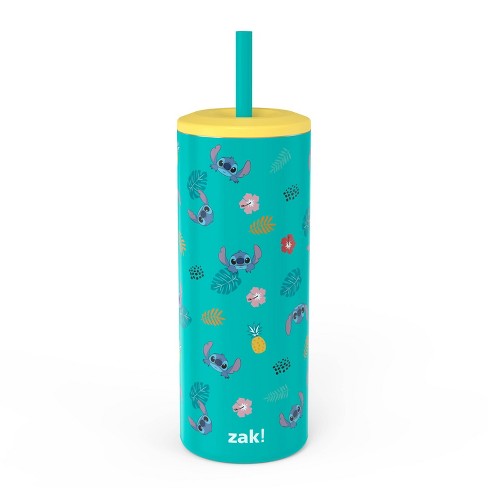 16oz Vacuum Straw Portable Drinkware 'Lilo and Stitch' - Zak Designs