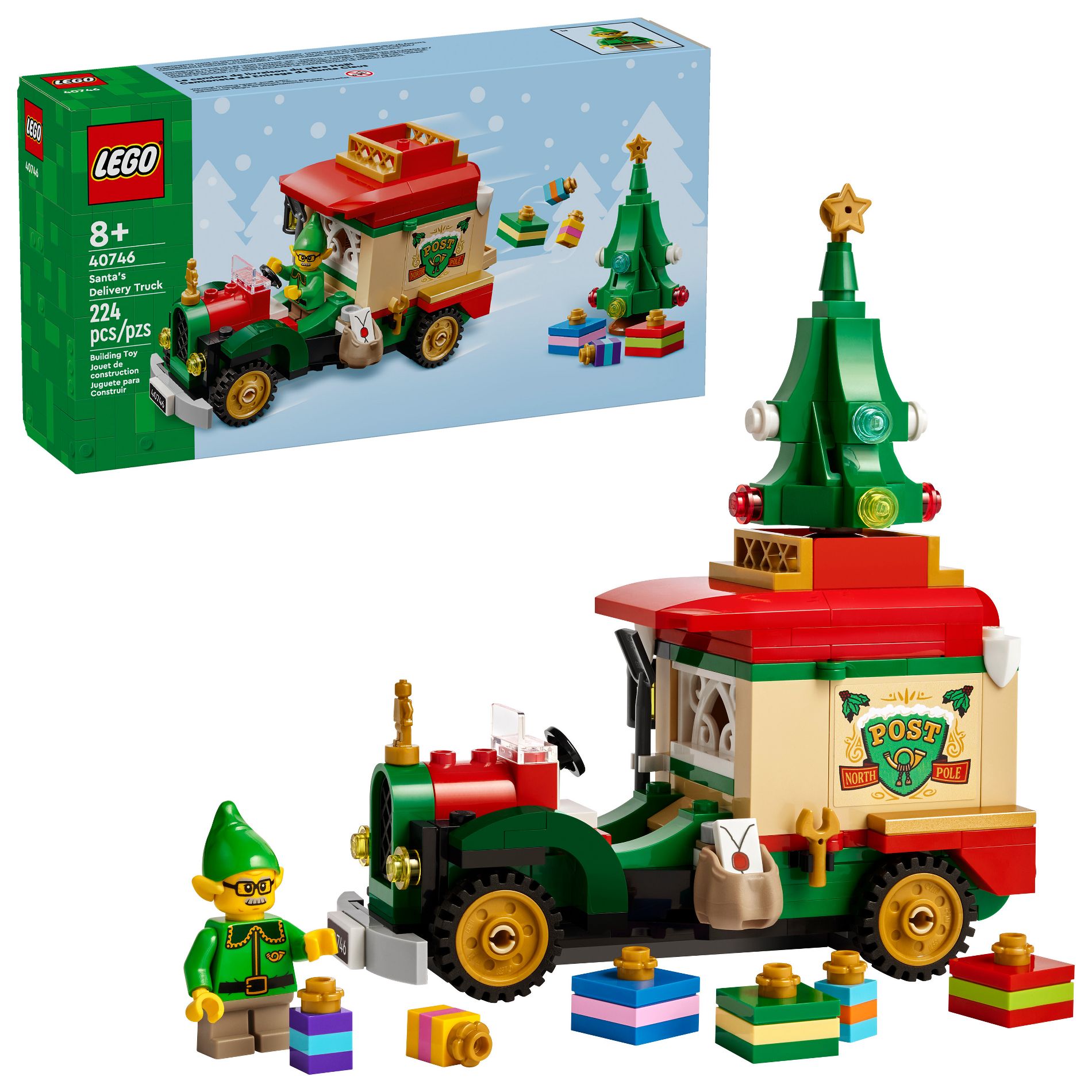 LEGO Santa’s Delivery Truck Building Toy 40746