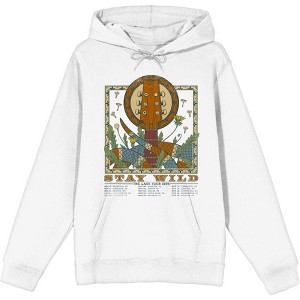 "Stay Wild The Last Tour 1976" Featuring Snake, Guitar, and Dandelion Adult Long Sleeve Hoodie - 1 of 2