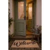 Personalization Mall Bold Welcome18x27 Synthetic Coir Doormat - 4 of 4