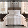 Gulches 3 Piece King/Cal King Faux Fur Comforter Mini Set,Champagne - 2 of 4