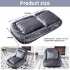 63.18" Folding Floor Sofa Chair with 5 Adjustable Positions,Flannelette Lounge Seat for Gaming,Meditation and Relaxation-The Pop Home - 4 of 4