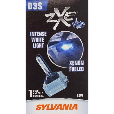 SYLVANIA D3S zXe High Intensity Discharge HID Headlight Bulb, (Contains 1 Bulb)