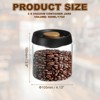 Unique Bargains Glass Airtight Vacuum Seal Coffee Bean Containers 17oz 2 Pcs - 2 of 4