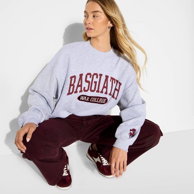 Women's Empyrean Basgiath War College Graphic Sweatshirt - Gray (Target Exclusive)