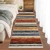 Washable Area Rug Soft Low Pile Non-Shedding Stain-Resistant Abstract Long Rug for Hallway Kitchen Entryway Laundry Bedside - 2 of 4