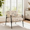 Christopher Knight Home Varsts Modern Wooden and Metal Upholstered Accent Chair - 2 of 4