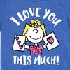 Boys' - Peanuts - I Love You This Much Short Sleeve Graphic T-Shirt - 2 of 4