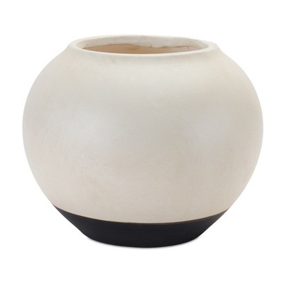 Melrose Two Tone Ceramic Vase 8.75"D