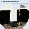 Outdoor Cat House with Weather-resistant Roof & Garden Bed, Outdoor Cat Shelter Enclosure with Multiple Entrances, Modern Cat Furniture Hideout - 3 of 4