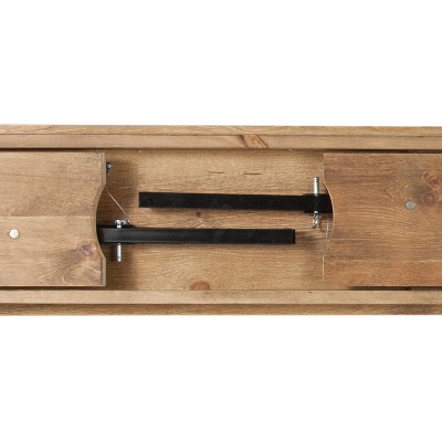 Rustic Solid Pine 8-Foot Folding Farm Bench