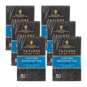 Taylors Of Harrogate Scottish Breakfast Black Tea - Case of 6 boxes/50 bags - 1 of 4