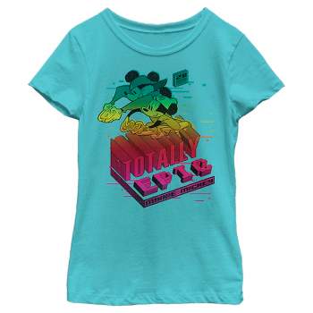 Girl's Disney Mickey and Minnie Totally Epic T-Shirt