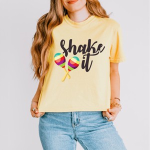 Simply Sage Market Shake It Maracas Boxy Crop Top - 1 of 4