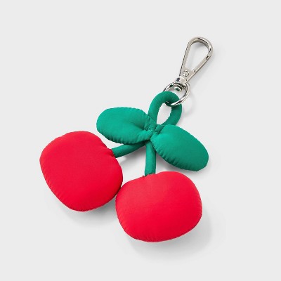 Girls' Puff Cherries Bag Charm - art class™ Red