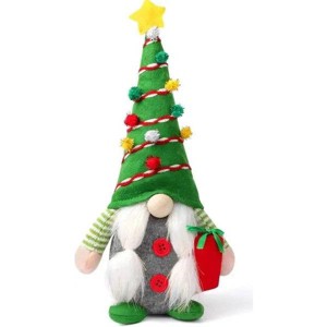 Christmas Gnomes Plush Decoration,Gnome Plush Christmas Decoration Handmade Swedish Dwarf Scandinavian Tomte Elf Gnomes for Home Office Table Decor - 1 of 4