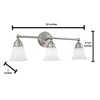 Norwell Lighting Sophie 3 - Light Sconce in  Chrome - 4 of 4