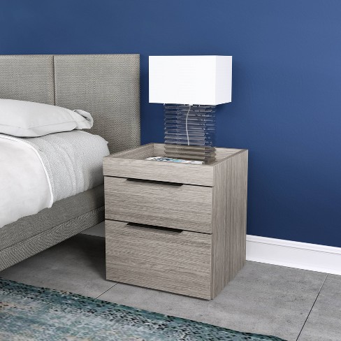 Grey nightstand deals target