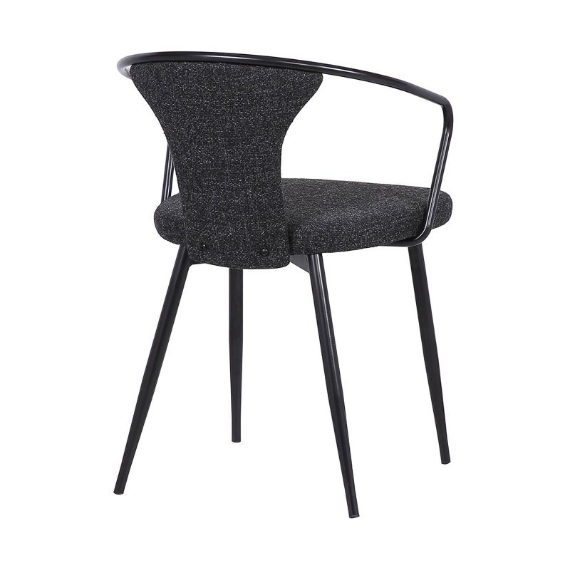 Francis Contemporary Dining Chair Black - Armen Living, 5 of 8