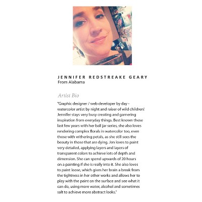 Sylvie Watercolor Succulent Framed Canvas Wall Art, 18x24 Natural