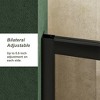 Single Sliding Shower Door, 1/5 inch Thick Clear Tempered Glass Shower Door with Stainless Steel Handle - 3 of 4