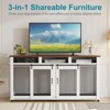 GustoWave Heavy Dog Crate Furniture, 71 Inch Wood Dog Kennel for 2 Medium Dogs, Indoor Dog House for Large Dog - 3 of 4