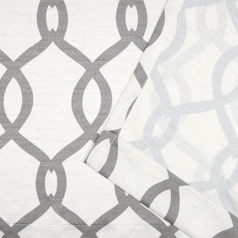 Exclusive Home Kochi Light Filtering Linen Blend Grommet Top Curtain Panel Pair, 4 of 5