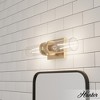 Lenlock 4.75" Wall Light Alturas Gold Vanity Fixture - Elegant Art Deco Design for Indoor Spaces - 3 of 4