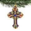 Huras 6.0 Inch Cross Of Royalty Ornament Papal Easter Lent Tree Ornaments - 2 of 3