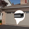 VEVOR Garage Door Seals Bottom Rubber, U Shape +O Ring Garage Door Weather Stripping, Weatherproof , 5/16 inch T-ends and 3 3/4 inch W 10 Ft, Black - 2 of 4