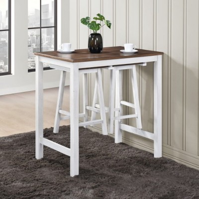 3 Pieces Counter Set Hanging Stool Easy To Clean For Small Space