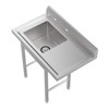 Karl Home 36 x 21 in. 1 Compartment 304 Stainless Steel Sink with Right Drainboard - 4 of 4