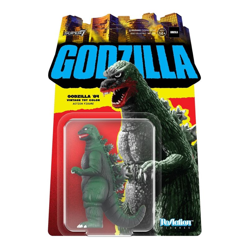 Super7 ReAction Toho Godzilla &#39;84 Vintage Toy Color 3.75&#34; Action Figure, 4 of 6