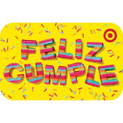 Feliz Cumple Piñata (Happy Birthday) Target GiftCard
